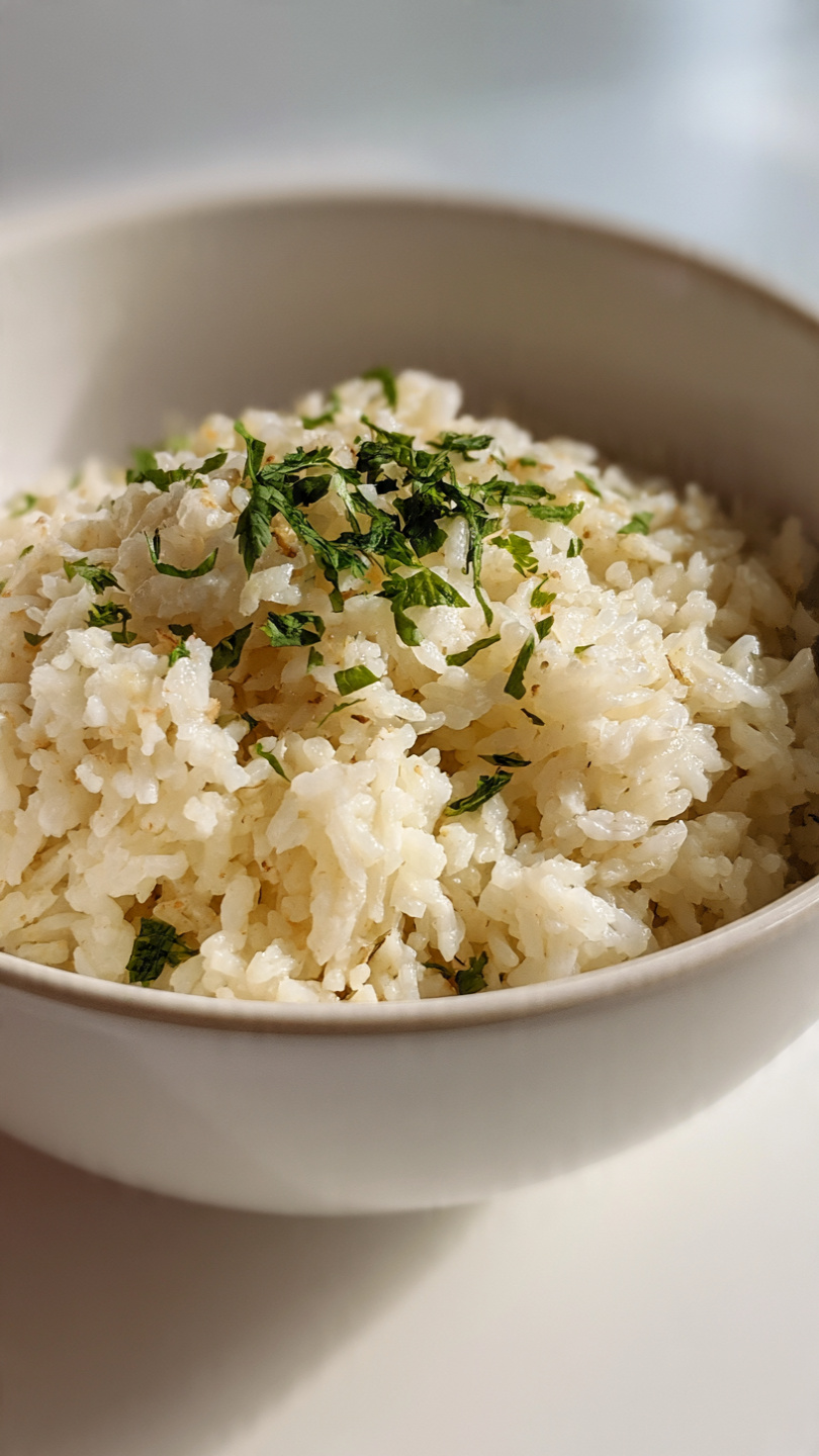 Easy Cheesy Stovetop Rice (The Best Simple Rice Side Dish)