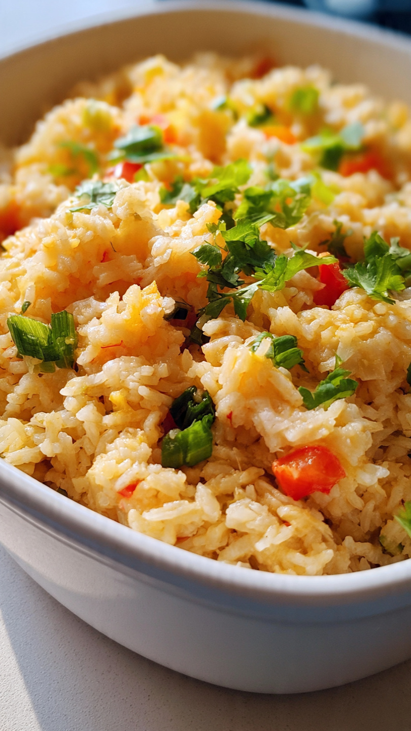 Cheesy Mexican Ground Beef and Rice Casserole