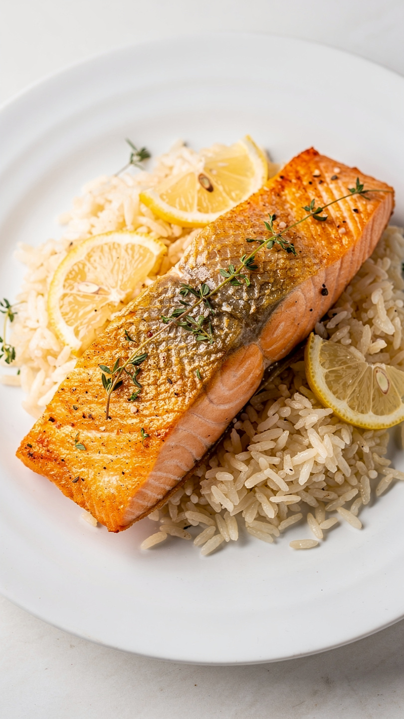 Easy Salmon and Rice Recipe (Flavor-Packed One-Pan Dinner)
