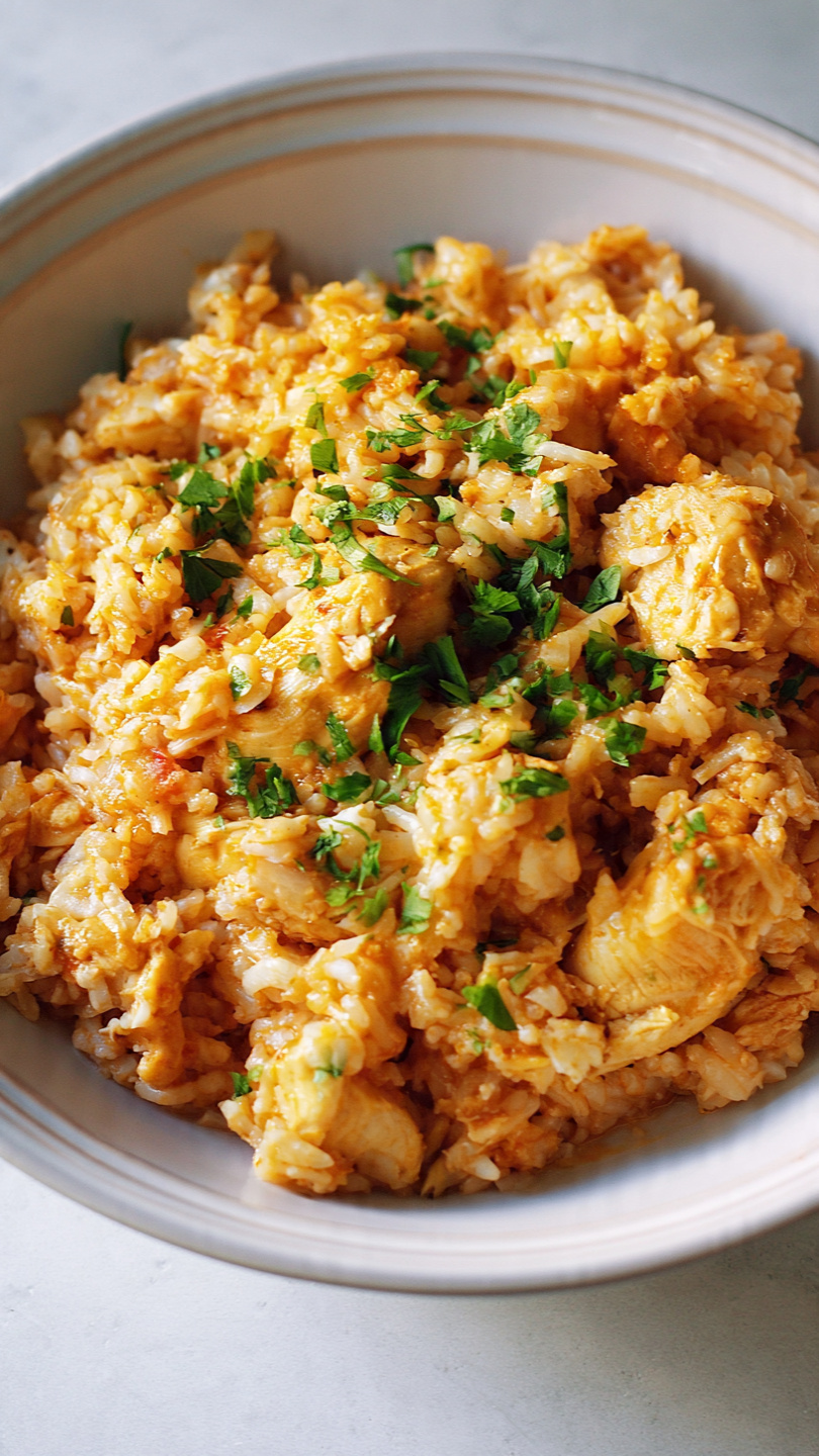 Easy Chicken and Rice Casserole