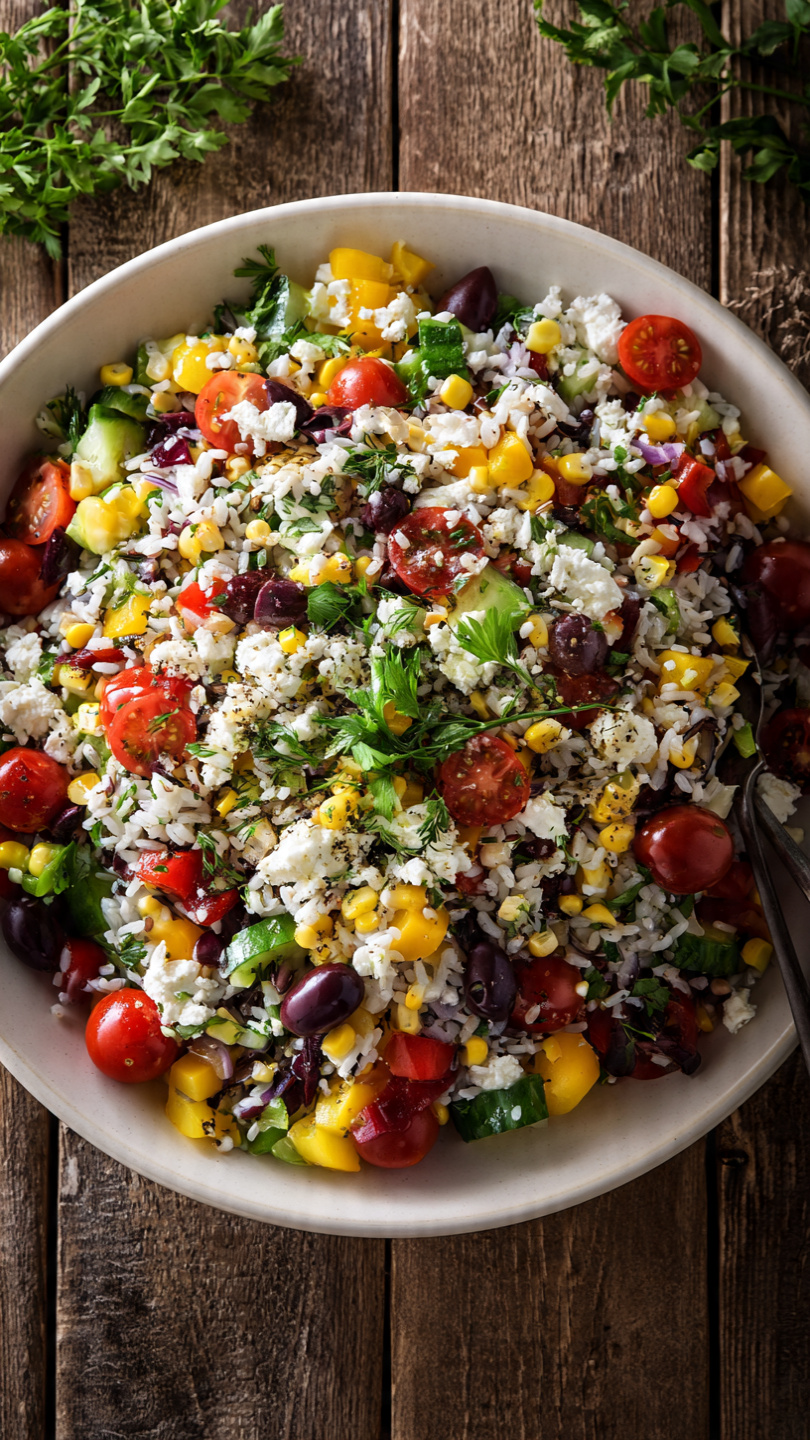 Bang Bang Crispy Rice Salad (Cold & Crunchy!)